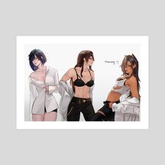 Morning~, an art print by LART ART - INPRNT Tomboy Art, Giclee Art Print, Art Reference Photos, Cute Woman, Character Design Inspiration, Anime Character Design, Classy Outfits, Art Style, Art Reference