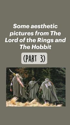 some aesthetic pictures from the lord of the rings and the hobbit part 3