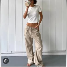 Miami Vice Pants Beige Us Size 4, Brand New Never Worn Miami Vice, Mode Inspo, Jeans Boyfriend, Mode Inspiration, Fashion Killa, Princess Polly, Trousers Women, Aesthetic Clothes, Fashion Inspo Outfits