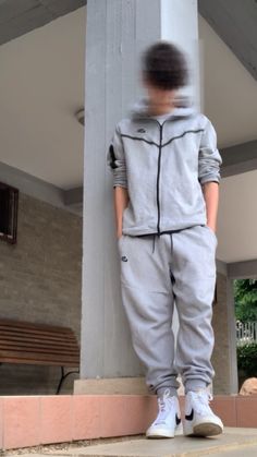 Nike Streetwear Men, Roadman Outfits, Tech Fleece Aesthetic, Men Outfits Drip, Roadman Drip, Outfit Maranza