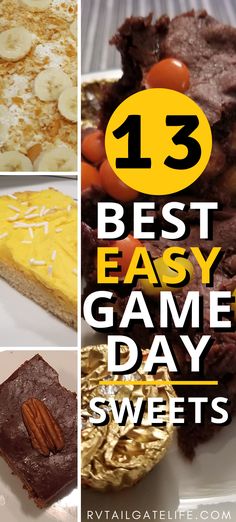 the best easy game day sweets