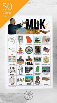 an image of a poster with the words milk bingo on it