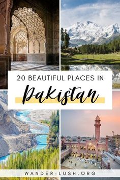 beautiful places in pakistan with text overlay