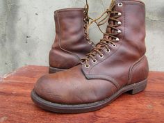 Vintage Red Wing Iron Ranger Heritage Work Boots Ultra Rare Japan Release USA Made 8 EE Awesome shoes minor scuffs, check photos for clear visual description. PLEASE VIEW ALL PHOTOS CAREFULLY AS I CONSIDER THEM PART OF THE DESCRIPTION. I WILL GLADLY COMBINE SHIPPING FOR MULTIPLE ITEMS PURCHASED IF THEY CAN BE SAFELY SHIPPED TOGETHER. DELIVERY WITHIN 5 BUSINESS DAYS, 1-2 DAYS HANDLING ONCE YOUR PAYMENT CLEARS, THIS ITEM WILL COME PROFESSIONALLY PACKAGED AND SHIPPED WITH CARE. PLEASE CONTACT ME THROUGH MESSAGES IF YOU HAVE ANY QUESTIONS OR CONCERNS. THANKS FOR LOOKING Vintage Work Boots With Round Toe, Vintage Round Toe Work Boots, Iron Ranger Boots, Red Wing Iron Ranger, Iron Ranger, Awesome Shoes, Red Wing, Red Wings, Work Boots