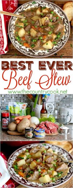 the best ever beef stew with potatoes and carrots