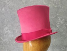 ATTENTION The hat production time has now been increased due to the large number of orders in our workshop. Please, if you need a hat by a certain date. First, write a message and specify by what date you need the hat. Pink satin top hat of excellent quality. Elegant, classic headdress. Made according to historical sources, but using modern technologies. We can make  top hat any color for you. Height 16-17 cm, material - artificial satin, inside a leather sweatband and cotton lining. Size - specify when ordering (measure as in the photo). The production time is 2 weeks, the delivery time is about 30 days. Pink Satin Top, Hat Silk, Edwardian Hat, Make Top, Top Hats, Satin Top, Pink Top, Pink Satin, Modern Technology