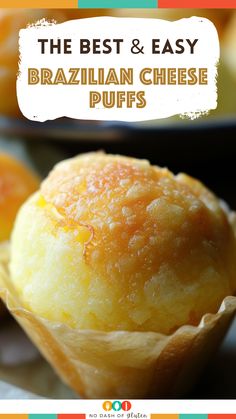 the best and easy brazilian cheese puffs are made with only three ingredients, so you can make them at home