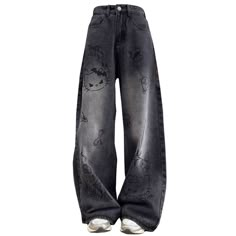 grunge aesthetic cat jeans boogzel clothing Clothes Grunge, Jeans Grunge, Y2k Shorts Outfit, Grunge Jeans, Y2k Pants