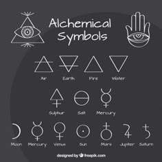 the symbols for alchemical symbols