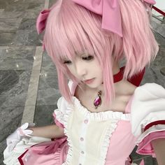 Chinese Madoka magica cosplayer { I D：airouol } Madoka Magica Cosplay, Magic Girl, Cosplay Inspo, Puella Magi, Cute Anime Profile Pictures, Puella Magi Madoka Magica