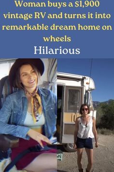 woman buys $ 1, 900 vintage rv and turns into remarkable dream home on wheels