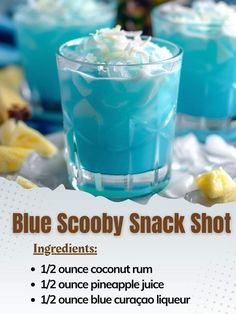 blue scooby snack shot recipe with ingredients