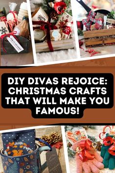 christmas crafts that will make you famous with the help of diy divas rejoice