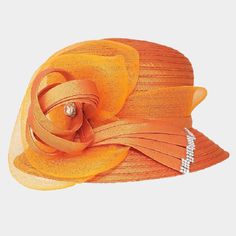 Style No : [424533] H22-Orange Color : Orange Crown Circumference : 23" Crown Height : 3" Brim Width : 2.25" 100% Polyester Bow Accented Flower Dressy Hat Orange Crown, Gucci Bucket Hat, Slouch Beanie Hats, Dressy Hats, White Baseball Cap, Monogram Hats, Fendi Vintage, Floppy Sun Hats, Slouch Beanie