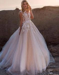 Boho Style Wedding Dress, Boho Bridal Dress, Boho Bridal Gowns, Tulle Wedding Gown, Kate Mara, Boho Style Wedding, Pink Wedding Dresses, Lace Wedding Dress Vintage, Wedding Dress Pictures