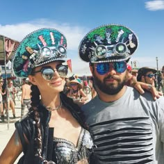 Burninghats @ Burning Man  Unique handmade hats for burning man and festivals. Africa Burn, Hat Images, Burning Man 2017, Festival Clothes