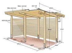 an outdoor storage shed with plans to build it