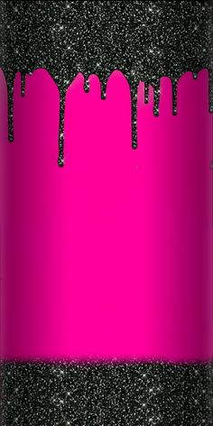 a black and pink background with some type of paint on the bottom part of it