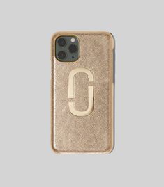 THE Snapshot iPhone 11 Pro Case Marc Jacobs in Gold Leather