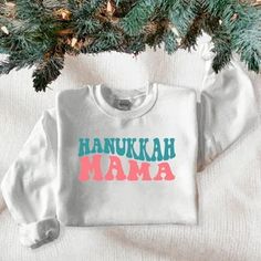 Hanukkah Sweatshirts Hanukkah Chanukah Hanukkah Gift - Etsy Hanukkah Diy, Jewish Hanukkah, Hanukkah Crafts, Photo Care, Womens Lace Tops, Hanukkah Gifts, Jewish Holiday, Great Gifts For Women, Holiday Shirt