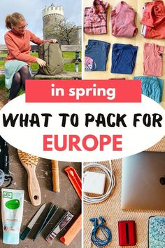 Kick off your spring travels with our definitive guide to minimalist packing for Europe. This guide offers insights on how to pack effectively using a minimal amount of luggage, allowing for easier mobility and a more enjoyable travel experience. Embrace the freedom of lightweight travel this spring! Europe In Spring, Packing List For Europe, Packing List Spring, Spring Packing, Enjoy Your Trip, Europe Packing List