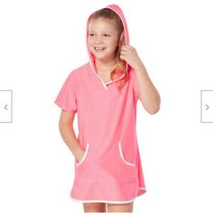 Free Country Youth Girl's Swim Sun Mesh Hooded Kangaroo Cover Up-  L- COLOR PINK Country Girl Dresses, Jcpenney Dresses, Swimsuit Cover Up Dress, Rodeo Outfits, Dresses Casual Winter, Country Dresses, 4 Way Stretch Fabric, Cover Up Dress