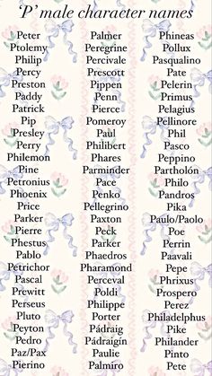 an image of a printable name list for children's names in english and spanish