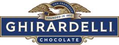 the logo for ghirardelli chocolate