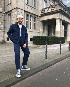 Converse Navy Blue Outfits, Navy Monochromatic Outfit Men, Men Navy Outfit, Blue Converse Outfit Men, Navy Outfits Men, Navy Blue Outfits For Men, Navy Pants Outfit Men, Dark Blue Outfit Men, Navy Blue Converse Outfit