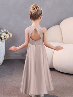 Sleeveless Satin Junior Bridesmaid Dresses Junior Bridesmaid Dresses, Junior Bridesmaid, Your Special, Dusty Rose, Special Day, Bridesmaid Dresses, Comfort Fit, Sleek, Satin