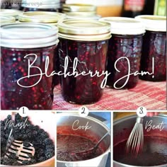 how to make blackberry jam in the kitchen with pictures and instructions on how to use it