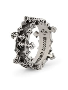 Emanuele Bicocchi Avelli Double Band Ring Vintage Goth Wedding Rings, Streetwear Rings, Boyfriend Gift Guide, Rings Y2k, Abstract Ring, Emanuele Bicocchi, Goth Wardrobe, Double Band Ring, Streetwear Jewelry