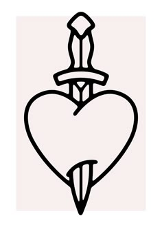 Heart Dagger Tattoo, Small Tattoo Placement, Black And White Tattoo, Trendy Graphic Design, Tattoo Filler, Handpoke Tattoo, Tattoo Inspiration Men, Typography Artwork, Heart Tattoo Designs