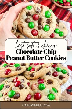 the best chocolate chip peanut butter cookies