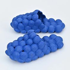 Blue Bubble Slides, Funny Bubbles, Orange Skin, Fashion Slides, Slides Slippers, Celtic Knots, Summer Slippers