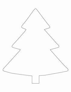 a paper cut out of a christmas tree with the shape of a pine on top