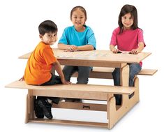 Jonti-Craft® Picnic Table Classroom Palette, Toddler Picnic Table, Bench And Table, Best Double Stroller, Indoor Picnic, Small Group Activities, Classroom Storage, Kids Bunk Beds, Activity Table