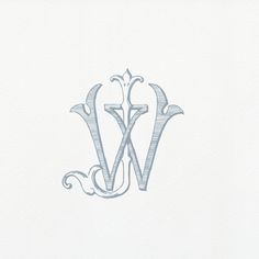 the letter w is made up of letters with swirls and scrolls on top of it