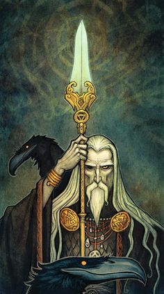 Odin Norse Mythology, Art Viking, Norse Gods, Pagan Art