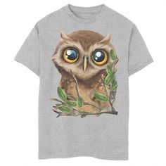 He'll love this Fifth Sun Cute Owl Face On A Branch Graphic Tee. He'll love this Fifth Sun Cute Owl Face On A Branch Graphic Tee. Crewneck Short sleevesFABRIC & CARE Cotton, polyester Machine wash Imported Size: Large. Color: Grey. Gender: male. Age Group: kids. Material: Cotton Blend. Owl Face, Owl Tattoo Design, Owl Tattoo, Owl Art, Cute Owl, Boy's Clothing, Graphic Tee, Tattoo Designs, Age Group