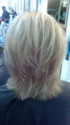 Medium Length Hairdos, Blonde Layered Hair, Medium Shag Haircuts, Haircuts For Medium Hair, Short Hair With Layers, Shoulder Length Hair, Medium Length Hair Cuts, Hair Today, Great Hair