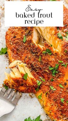 a close up of a piece of pizza on a plate with the words easy baked fruit recipe