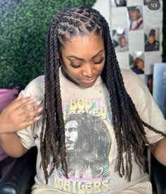 @ad0reamiya Flat Twist Loc Styles, Hairstyles Faux Locs, Loc Styles For Black Women, Loc Hairstyles For Women, Latest Braided Hairstyles, Hair And Skin Vitamins