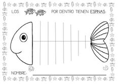 an image of a fish that is missing its teeth and has been drawn in spanish