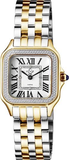 GV2 Women's Milan Diamond Dial Bracelet Watch, 27.5 mm | Nordstromrack Shopping Wishlist, Cartier Watch, Watch Women, Classic Preppy, Old Money Style, Elegant Bracelet, Golden Girl, Rolex Day Date, Affordable Jewelry