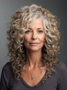 Medium Length Curly Gray Hair Over 50, Curly Long Bob Hairstyles Wavy Lob, Curly Haircuts For Women Over 50, Curly Hairstyles For Women Over 50, Hair Cuts For Curly Hair With Layers, Curly Gray Hair Over 50 Curls, Naturally Curly Hair Cuts With Layers, Curly Medium Length Hair, Naturally Curly Hair Styles