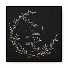 Silent Night Holy Night Hanging Wall Sign Religious Christmas Decor 100% cotton fabric Closed cardboard backing Built with a patented solid support face NB! For indoor use only Silent Night Holy Night, Church Banners, Religious Christmas, Silent Night, Holy Night, Chalk Art, Wall Plaques, Winter Decor, Cricut Projects