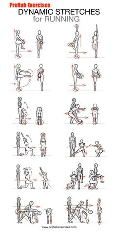 the instructions for how to do an exercise with different poses and postures, as well as