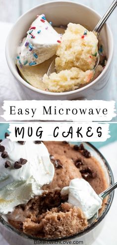 Mug Cakes Mug Cakes Easy, Best Mug Cake, Desserts For One, Easy Microwave Desserts, Banana Mug Cake, Chocolate Chip Mug Cake