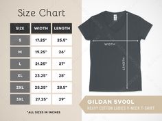 Urban Tees, Gallery Photo, Lady V, Size Charts, Crew Neck Tee, V Neck Tee, Digital Image, Canvas Size, Design Template